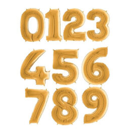 Μπαλονιά Αριθμοί Χρυσό 66 εκ