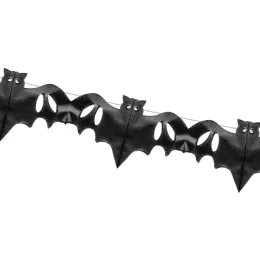 Διακοσμητική γιρλάντα μαύρες Νυχτερίδες 4m