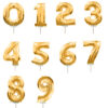 Μπαλόνια Αριθμοί Χρυσό 40 cm - 16"