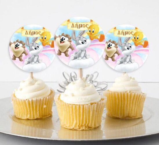 Topper Cupcake Baby Looney Tunes