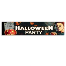 Banner με μήνυμα Halloween