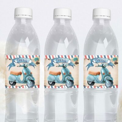 Ετικέτες για μπουκάλια νερού Βέσπα