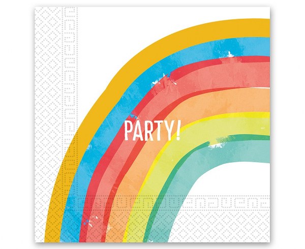Χαρτοπετσέτες Rainbow Party