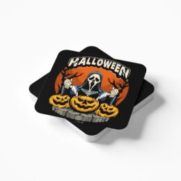 Ξύλινο Σουβέρ - Halloween Scream