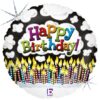 Μπαλόνι γενεθλίων με κεράκια