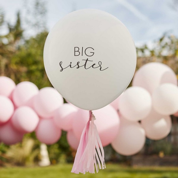 Μπαλόνι για Gender Reveal "Big Sister"