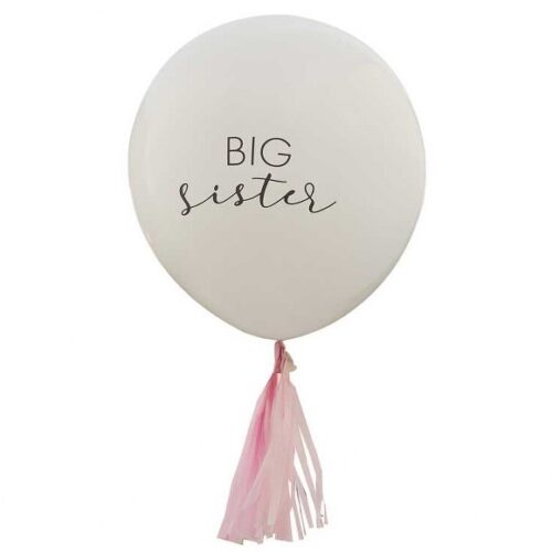 Μπαλόνι για Gender Reveal "Big Sister"