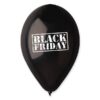 13" Μπαλόνι τυπωμένο Black Friday μαύρο με πλαίσιο