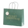 Τσάντα Δώρου Merry Christmas πράσινη
