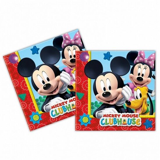 Χαρτοπετσέτες Playful Mickey (20 τεμ)