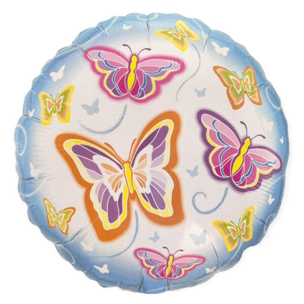 20" Μπαλόνι παστέλ Πεταλούδες