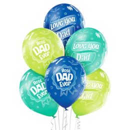 Σετ μπαλόνια Best Dad Ever (6 τεμ)
