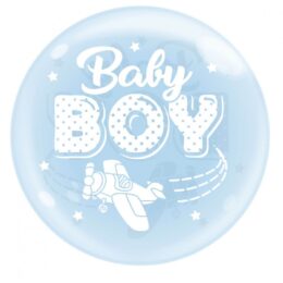 24'' Διάφανο Bobo Μπαλόνι Baby Boy
