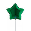 9" Mini Shape Μπαλόνι σκούρο Πράσινο Αστέρι