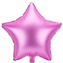 18" Μπαλόνι Αστέρι ροζ γυαλιστερό