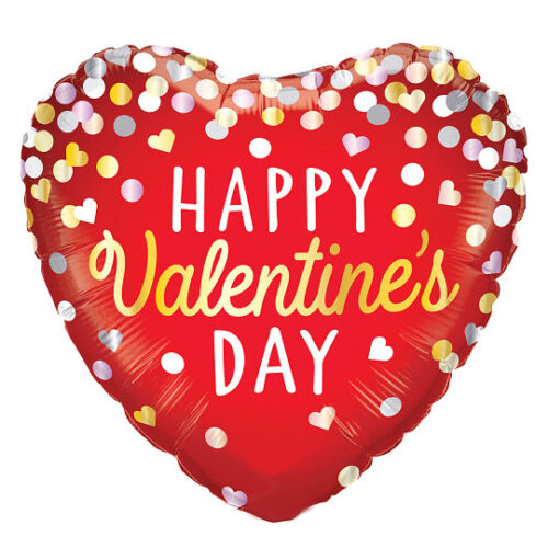 Μπαλόνια Καρδιά Happy Valentines Day