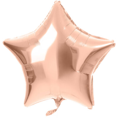 18" Μπαλόνι Αστέρι ροζ χρυσό