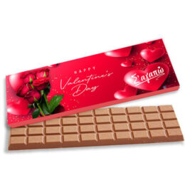 Γίγας σοκολάτα Βαλεντίνου - Τριαντάφυλλα