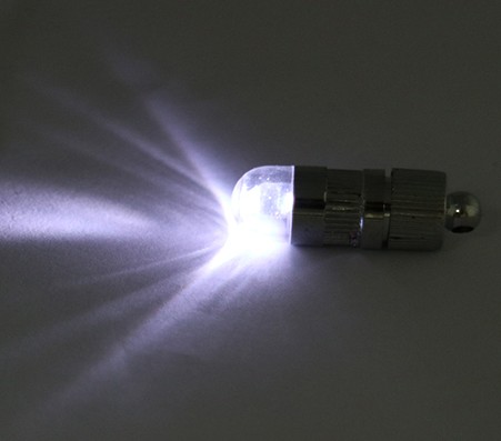 LED λευκό φωτάκι ψείρα με μπαταρία