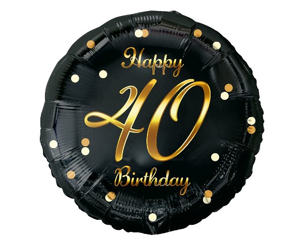 18" Μπαλόνι Γενεθλίων 40th Birthday