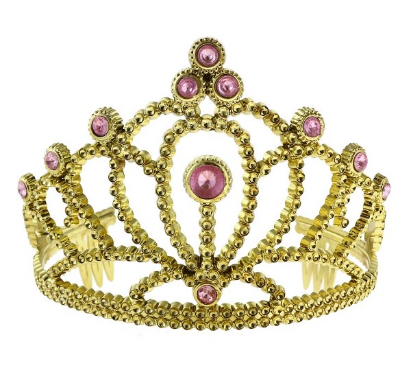 Στέμμα Πριγκίπισσας με ροζ πέρλες