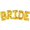 Τεράστια χρυσά Μπαλόνια Bride (5 τεμ)