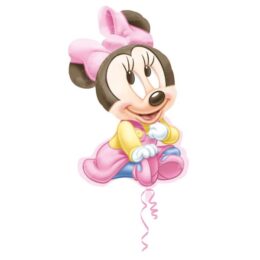 33" Μπαλόνι Φιγούρα Baby Minnie ροζ