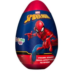 Αυγό Spiderman με είδη ζωγραφικής