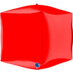 15" Μπαλόνι κόκκινος 3D κύβος