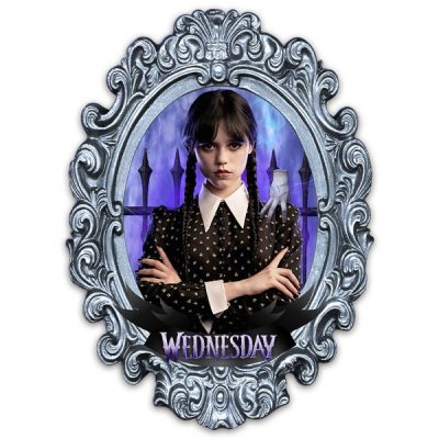 Ξύλινο διακοσμητικό κάδρο Wednesday
