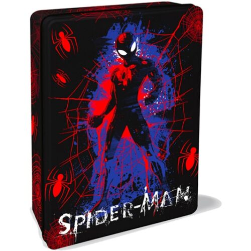 Μεταλλικό κουτί Spiderman με είδη ζωγραφικής