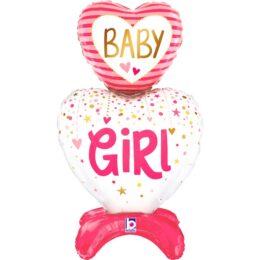28" Τεράστιο Μπαλόνι Καρδιές Baby Girl - The Standups