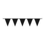 Τριγωνικά Σημαιάκια Μαύρα