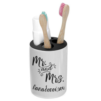 Βάση για Οδοντόβουρτσες - Mr & Mrs