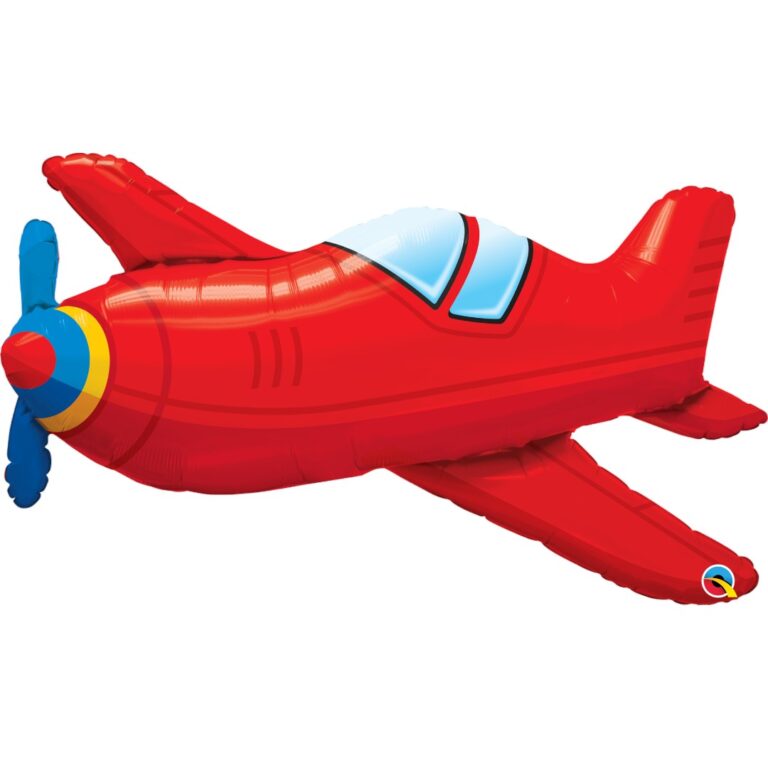 36" Μπαλόνι κόκκινο Αεροπλάνο Vintage