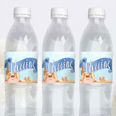 Ετικέτες για μπουκάλια νερού Θάλασσα (8 τεμ)