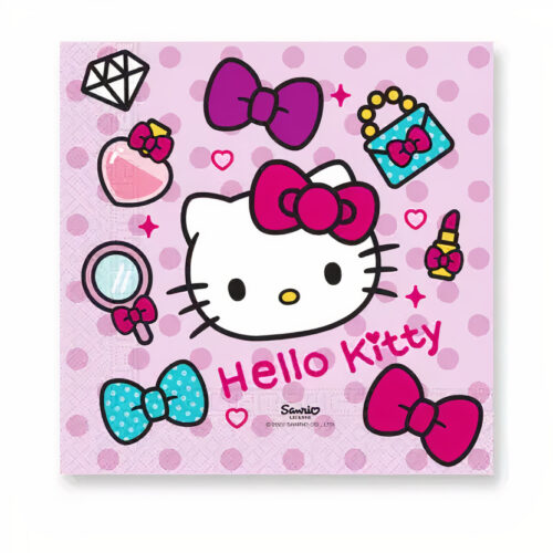 Χαρτοπετσέτες πάρτυ Hello Kitty (20 τεμ)