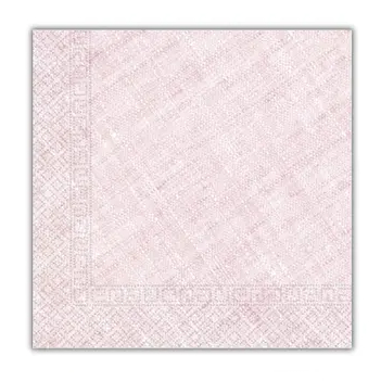 Χαρτοπετσέτες Ροζ σχέδιο πλέξη (20 τεμ)