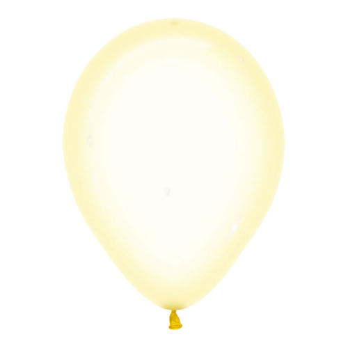 12" Pure Crystal Κίτρινο λάτεξ μπαλόνι