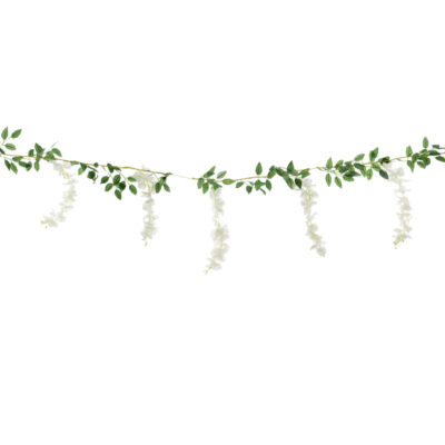 Διακοσμητική Γιρλάντα με άνθη Βιστέριας 1.7m