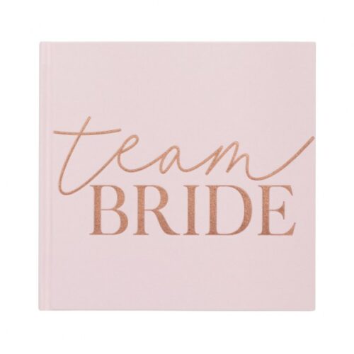 Βελούδινο Βιβλίο Ευχών ‘Team Bride’