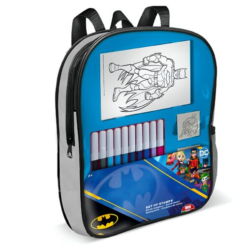 Batman - Backpack Τσάντα νηπιαγωγείου με είδη ζωγραφικής
