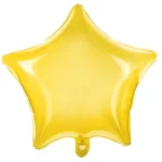 19" Διάφανο Μπαλόνι Κίτρινο Αστέρι