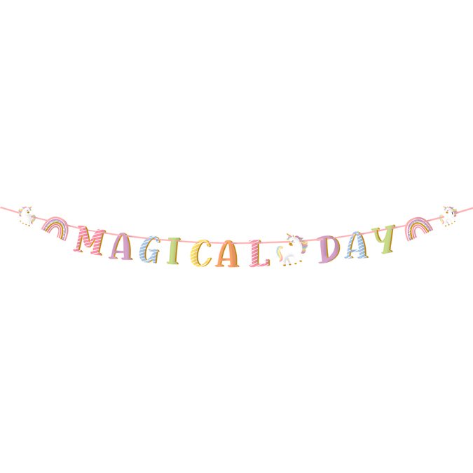 Γιρλάντα Magical Day Μονόκερος - Ουράνιο Τόξο 3m