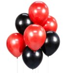 Λάτεξ μπαλόνια Κόκκινα & Μαύρα (7 τεμ)