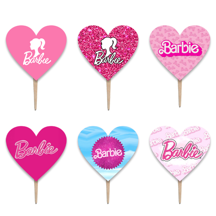 Οδοντογλυφίδες καρδιά Barbie logo
