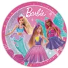 Πιάτα φαγητού Barbie Fantasy (8 τεμ)