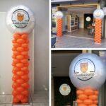 Πορτοκαλί - Αδιάβροχο LongLife Μπαλόνι για γιρλάντα 45 cm