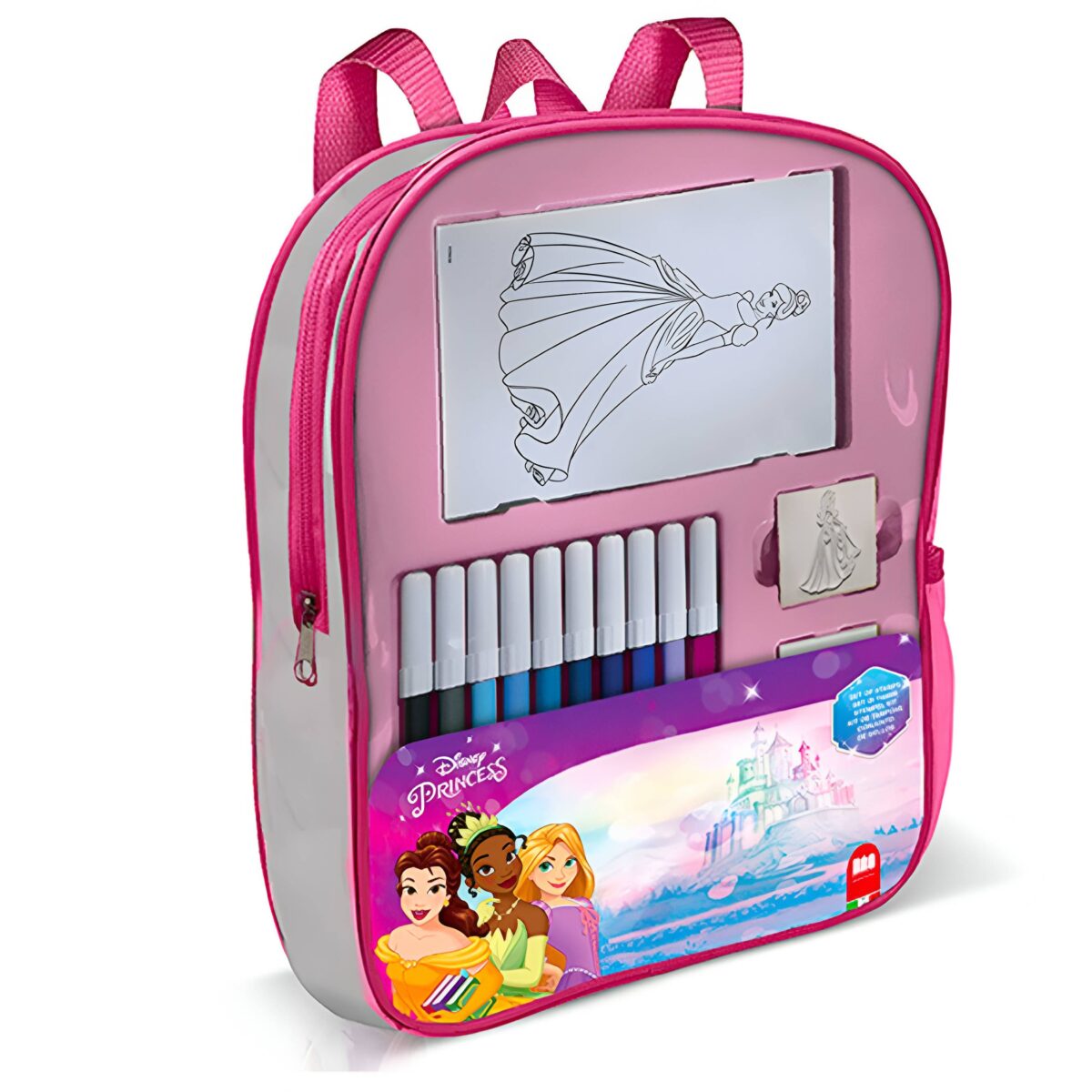 Πριγκίπισσες - Backpack Τσάντα νηπιαγωγείου με είδη ζωγραφικής