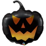 35" Μπαλόνι Halloween μαύρη κολοκύθα - Black Jack